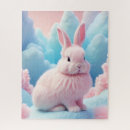 Recherche de lapin rose puzzles Pâques