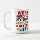 Recherche de chien humoristique tasses Empreintes de pattes
