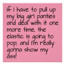 Recherche de culotte posters Humour