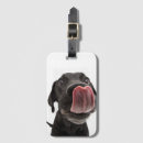Recherche de labrador retriever noir bagages étiquettes Mignon