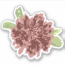 Recherche de rouge de fleur autocollants Marguerite