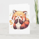 Recherche de panda roux vœux cartes Mignon