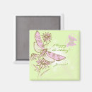 Recherche de papillon sur le rose magnets Pour enfants