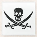 Recherche de pirate dessous de verres Crâne