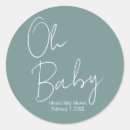 Recherche de oh baby autocollants Vert sauge