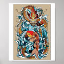 Suche nach koi fisch poster Illustration