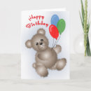 Recherche de nounours vœux cartes Ballons