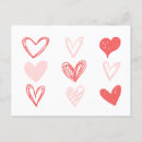 Recherche de heart cartes postales Minimaliste