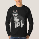 Suche nach sibirischer husky tshirts Schwarz