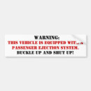 Recherche de passager voiture autocollants Avertissement