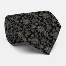Recherche de motif dentelle cravates Noir