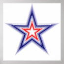 Recherche de blanc et bleu rouges posters Étoile