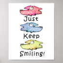 Suche nach bunte fische poster Blau
