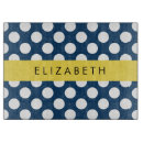 Recherche de pois bleu planches à découper Motif à points polka