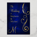 Recherche de spirale bleue invitations Moderne