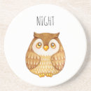 Recherche de nocturne dessous de verres Oiseau