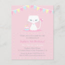 Recherche de chaton rose invitations Blanc