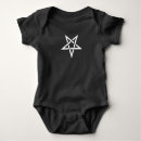 Recherche de pentagramme bébé vêtements Gothique