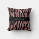 Recherche de sauvage animal coussins Monogramme