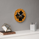 Recherche de halloween heureux horloges Chat