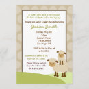 Recherche de moutons invitations Fille