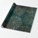 Recherche de mandala floral papier cadeau Boho