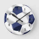 Recherche de de ballon football horloges Blanc