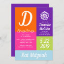 Recherche de orange bar bat mitzvah invitations Tendance