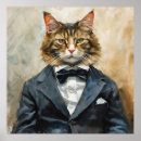 Suche nach katzen anzug poster Niedlich
