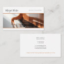 Recherche de pianist cartes visite Instrument