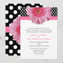 Recherche de gerber rose invitations Noir