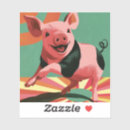 Suche nach glückliches schwein aufkleber Bunt