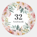 Recherche de chic floral autocollants Élégant