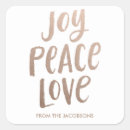 Recherche de amour paix joie autocollants Moderne