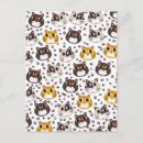 Recherche de pattes de chat cartes postales Motif