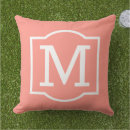 Recherche de corail et blanc coussins Pour eux