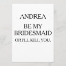 Suche nach seide einladungen Brautjungfrau