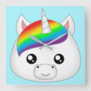 Recherche de licorne kawaii horloges Arc en ciel