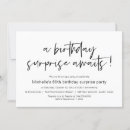 Suche nach geburtstagsüberraschungs party einladungen Geburtstagsfeier