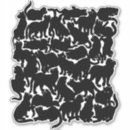 Suche nach der großen katze autoaufkleber Kitty