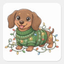 Suche nach dachshund aufkleber Wiener hund weihnachten