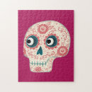 Recherche de crâne sucre puzzles Dia de los muertos
