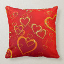 Recherche de rouge coeur coussins Coeurs