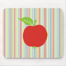 Recherche de pomme tapis souris Rayures