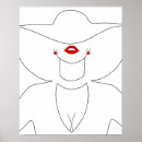 Suche nach lady in red poster Mode