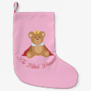 Recherche de baby shower chaussette de noël Ours