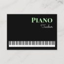 Recherche de professeur cartes visite Pianiste