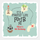 Recherche de pirates autocollants Boy