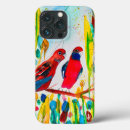 Recherche de perroquet iphone coques Aquarelle