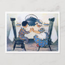 Recherche de haricots cartes postales Illustration